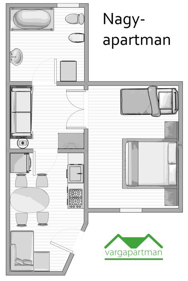 Vargapartman Szeged Ngoại thất bức ảnh